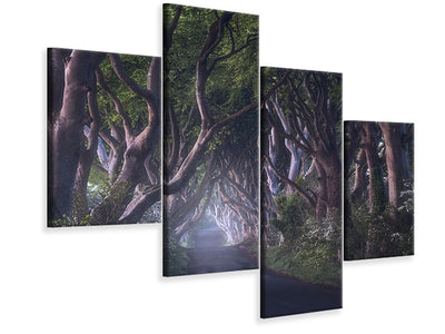 modern-4-piece-canvas-print-the-dark-hedges