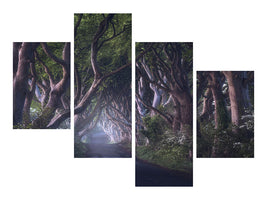 modern-4-piece-canvas-print-the-dark-hedges