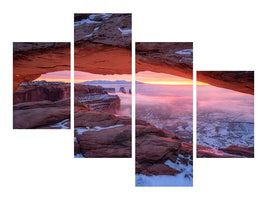 modern-4-piece-canvas-print-the-moment-right-before-sunrise