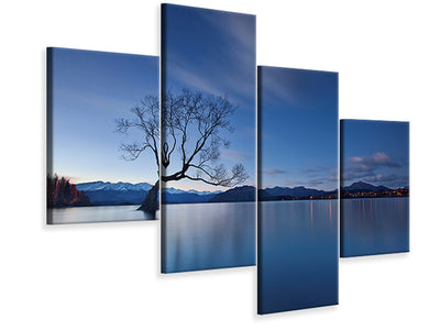 modern-4-piece-canvas-print-wanaka-twilight