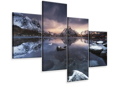 modern-4-piece-canvas-print-winter-light