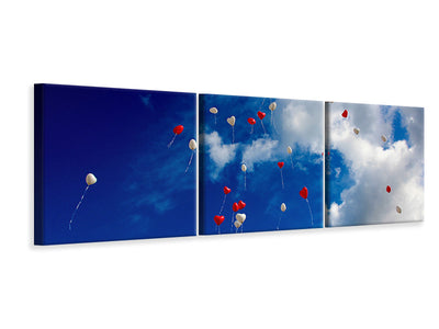 panoramic-3-piece-canvas-print-a-sky-full-of-hearts