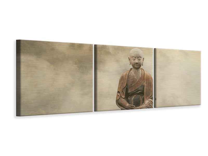 panoramic-3-piece-canvas-print-buddha-in-the-nebulous-light