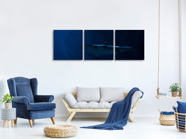 panoramic-3-piece-canvas-print-dangerous-shark