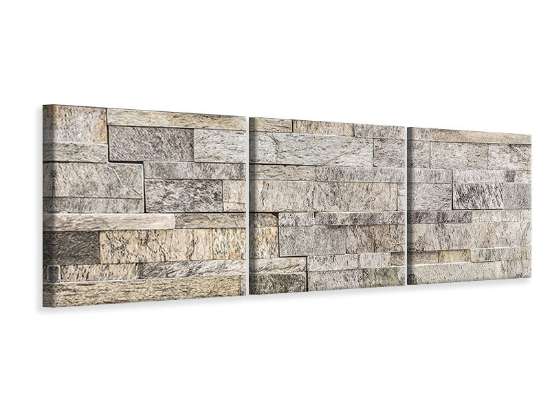 panoramic-3-piece-canvas-print-elegant-stone-wall