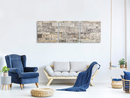 panoramic-3-piece-canvas-print-elegant-stone-wall