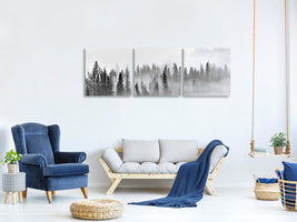 panoramic-3-piece-canvas-print-foggy-forest