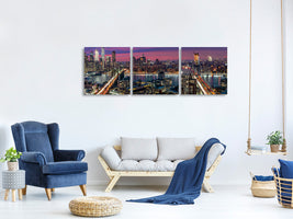 panoramic-3-piece-canvas-print-manhattan-skyline-during-beautiful-sunset