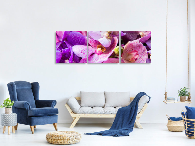 panoramic-3-piece-canvas-print-orchid-paradise