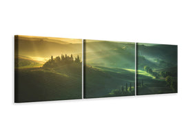 panoramic-3-piece-canvas-print-tuscany-val-dorcia-sunrise
