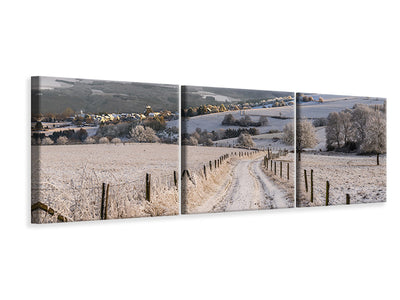 panoramic-3-piece-canvas-print-winter-wonderland