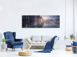 panoramic-canvas-print-amsterdam-morning-iii