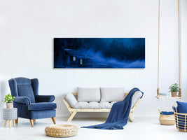 panoramic-canvas-print-at-night-in-the-woods