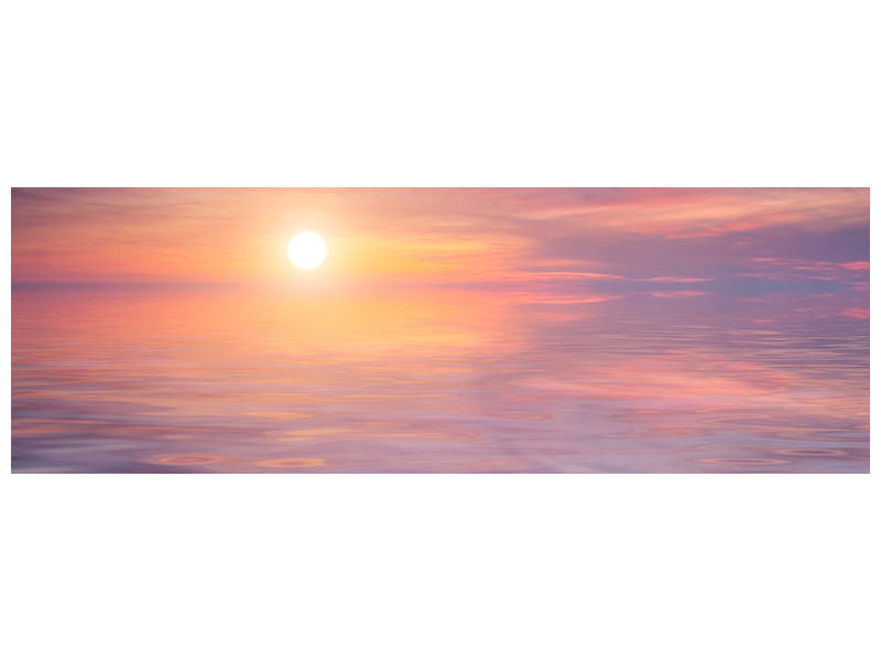 panoramic-canvas-print-sunset-by-the-lake