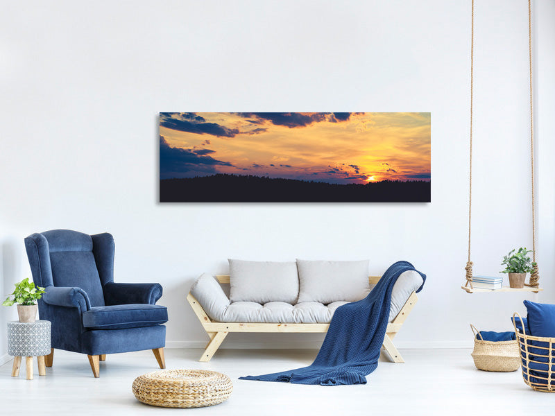 panoramic-canvas-print-sunset-time-to-relax