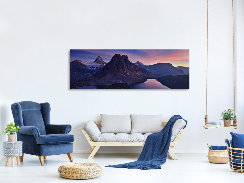 panoramic-canvas-print-twilight-at-mount-assiniboine